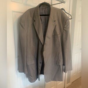 Giorgio Brutini Men's Light Gray Single Breasted Suit